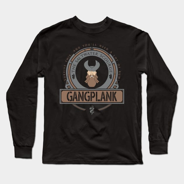 GANGPLANK - LIMITED EDITION Long Sleeve T-Shirt by DaniLifestyle